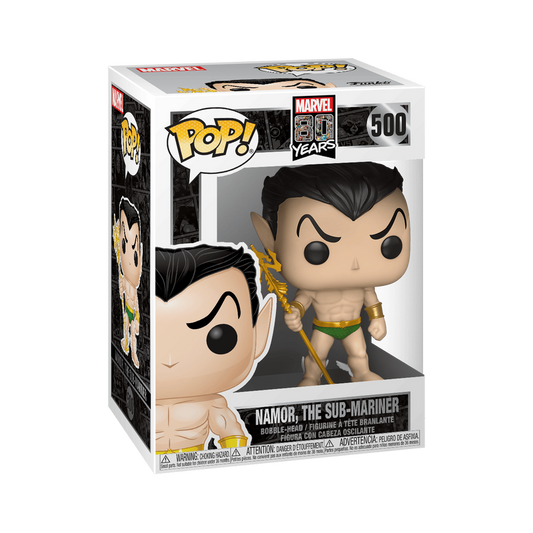 Funko Pop! Marvel 80 Years: Namor, The Sub-Mariner #500