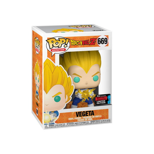 Funko Pop! Animation: Dragonball Z - Vegeta #669 2019 Fall Convention Ed