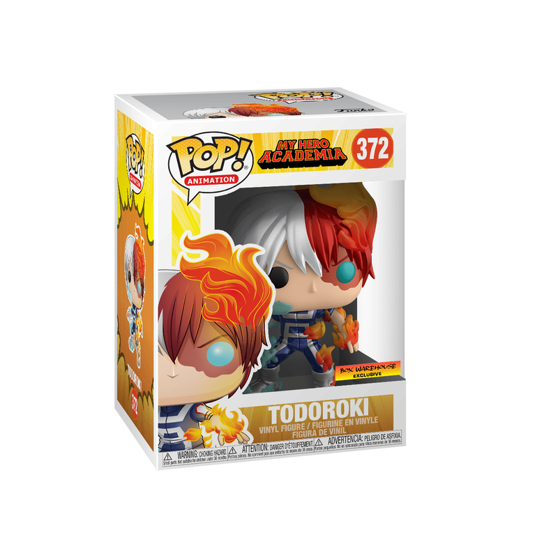 Funko Pop! Animation: My Hero Academia - Todoroki (Metallic) #372 Box Warehouse Exclusive