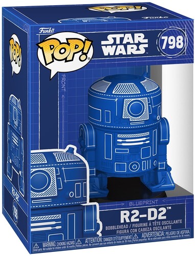 Funko POP! Star Wars: Star Wars - R2-D2 Blue Print #798