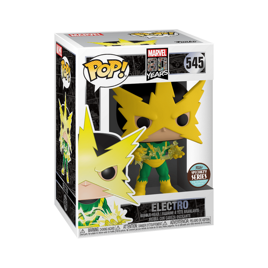 Funko Pop! Marvel 80 Years: First Appearance Electro #545 - Speciality Series