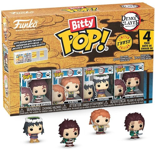 Funko Bitty POP!: Demon Slayer - Tanjiro 4-pack