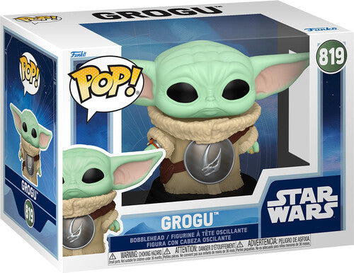 Funko POP! - Grogu with Mudhorn Chest Armor #819