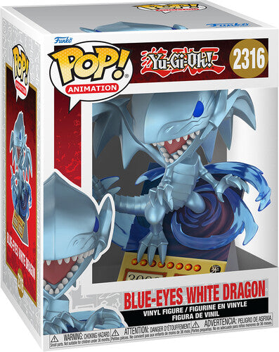 Funko POP! Premium: Yu-Gi-Oh! - Blue-Eyes White Dragon (Card) #2316