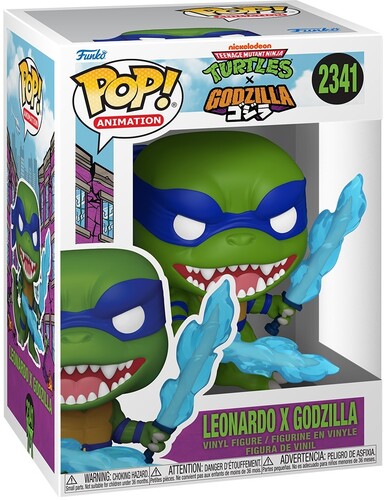 Funko POP! Animation: Godzilla x Teenage Mutant Ninja Turtles - Leonardo x Godzilla (TMNT) #2341