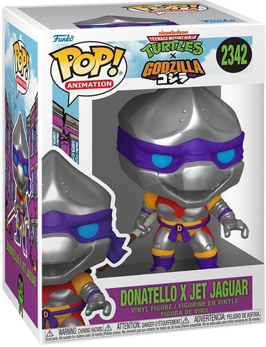 Funko POP! Animation: Godzilla x Teenage Mutant Ninja Turtles - Donatello x Jet Jaguar (TMNT) #2342