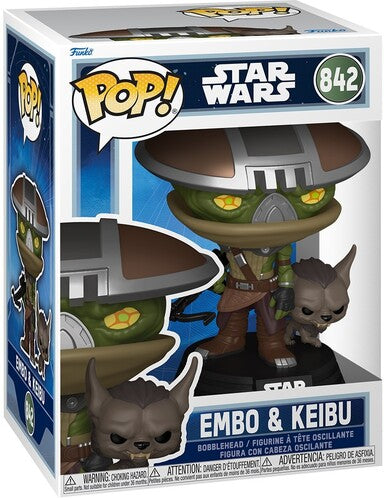 Funko POP! & Buddy: Star Wars: Mandalorian & Grogu - Embo & Keibu #842