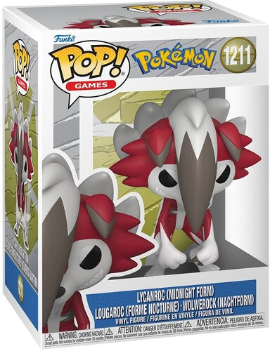 Funko POP! Games: Pokemon - Lycanroc (Midnight) #1211