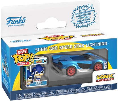 Funko Bitty POP!: Ride: Sonic The Hedgehog- Sonic and Speed Star Lightning