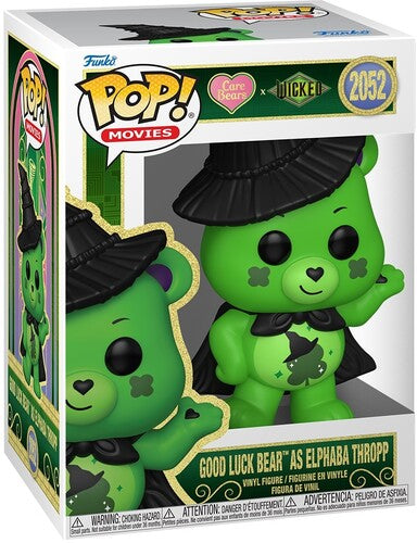 Funko POP! Movies: Wicked x Care Bears - Good Luck Bear as Elphaba Thropp