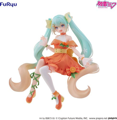 Furyu - Hatsune Miku - Noodle Stopper - Hatsune Miku Citrus Statue