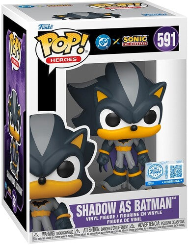 Funko POP! Heroes: DC Comics x Sonic - Shadow as Batman #591