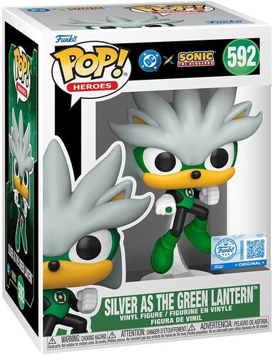Funko POP! Heroes: DC Comics x Sonic - Silver as The Green Lantern