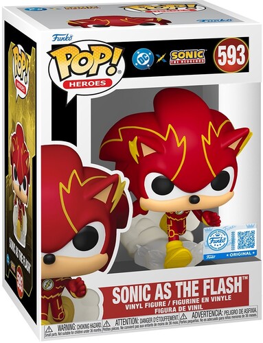 Funko POP! Heroes: DC Comics x Sonic - Sonic as The Flash #593