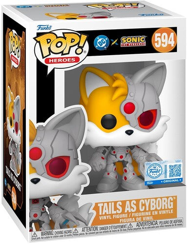 Funko POP! Heroes: DC Comics x Sonic - Tails As Cyborg #594