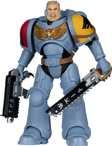 McFarlane - Warhammer 40K - Space Wolves - 7" Grey Hunter Action Figure