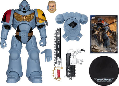 McFarlane - Warhammer 40K - Space Wolves - 7" Grey Hunter Action Figure