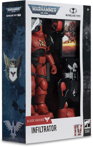 McFarlane - Warhammer 40K: Dawn of War 4 - Blood Ravens - 7" Sergeant Infiltrator (Dawn of War 4) Action Figure