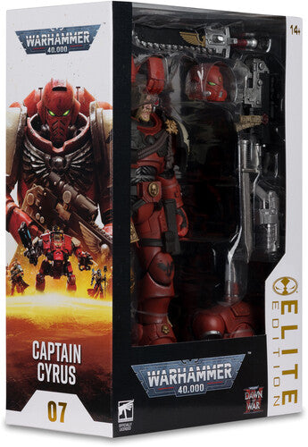 McFarlane - Warhammer 40K: Dawn of War 4 - Elite Edition - 7" Captain Cyrus in Phobos Armor Action Figure