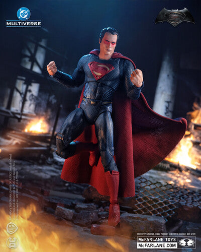 DC Multiverse - McFarlane  Toys - Batman V Superman: Dawn of Justice - 7" Superman (Heat Vision) Action Figure