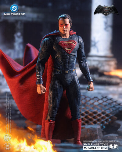 DC Multiverse - McFarlane  Toys - Batman V Superman: Dawn of Justice - 7" Superman (Heat Vision) Action Figure