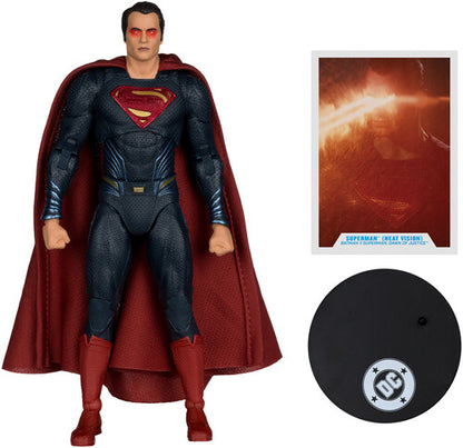 DC Multiverse - McFarlane  Toys - Batman V Superman: Dawn of Justice - 7" Superman (Heat Vision) Action Figure