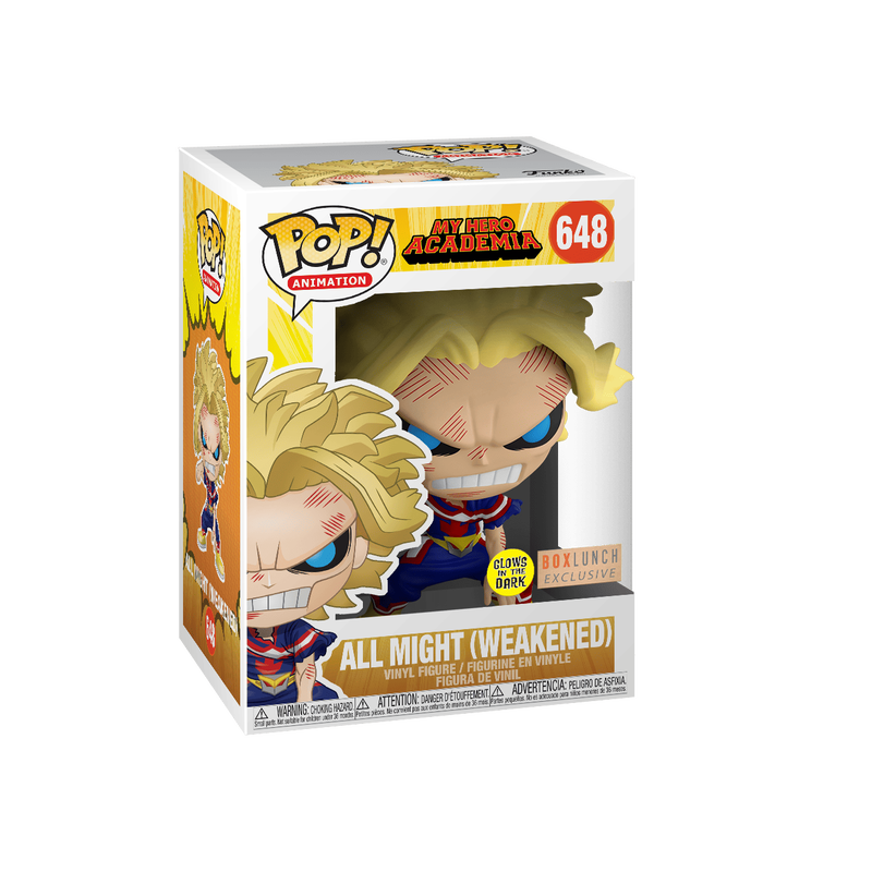 Funko Pop! Animation: MHA - All Might (Weakened) Box Lunch Exclusive