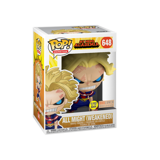 Funko Pop! Animation: MHA - All Might (Weakened) Box Lunch Exclusive/Special Edition