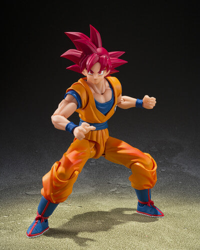 Tamashii Nations - Dragon Ball Super - S.H.Figuarts - Super Saiyan God Son Goku (God Aura) Action Figure
