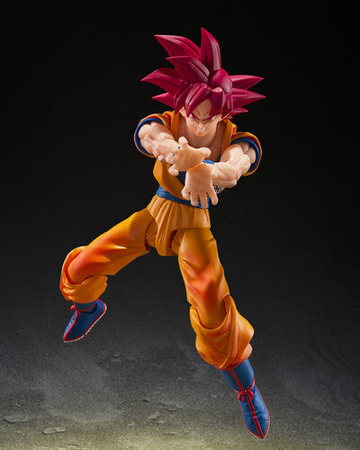 Tamashii Nations - Dragon Ball Super - S.H.Figuarts - Super Saiyan God Son Goku (God Aura) Action Figure