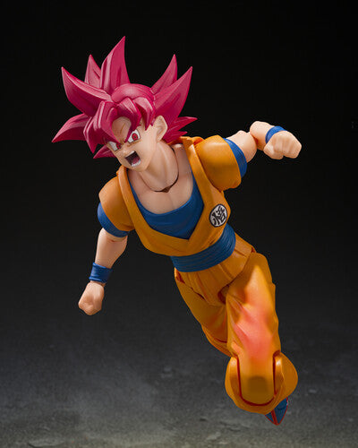Tamashii Nations - Dragon Ball Super - S.H.Figuarts - Super Saiyan God Son Goku (God Aura) Action Figure