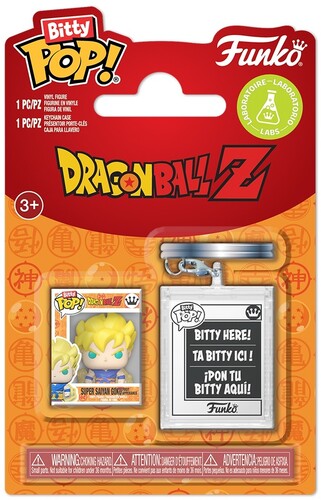 Funko Bitty POP!: & Accessory: Dragon Ball Z - Super Saiyan Goku with Keychain