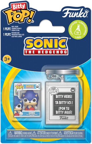 Funko Bitty POP!: & Accessory: Sonic - Sonic with Keychain
