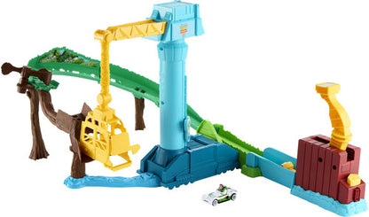 Hot Wheels Superstar Speeders Hi-Tech Buzz Lightyear's Star Command Adventure Track Set