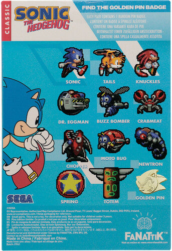 Sonic the Hedgehog - 12ct Blind Pin Badges PDQ