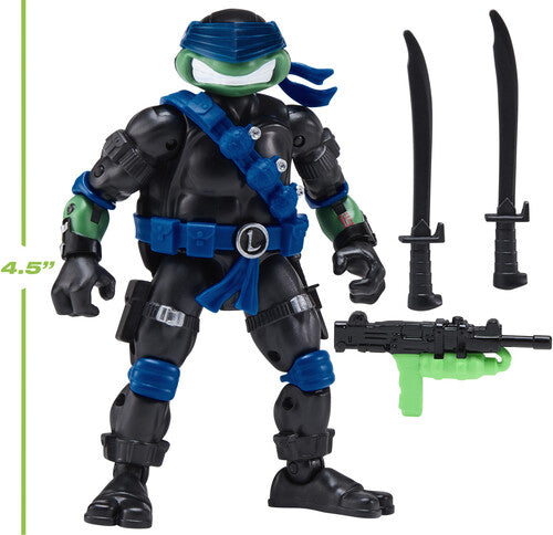 Teenage Mutant Ninja Turtles x G.I. Joe - Snake Eyes x Leo Action Figure (TMNT)