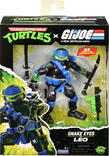Teenage Mutant Ninja Turtles x G.I. Joe - Snake Eyes x Leo Action Figure (TMNT)
