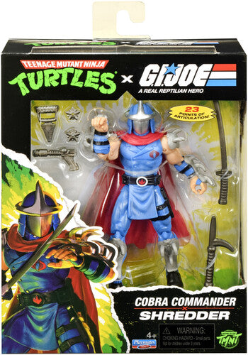 Teenage Mutant Ninja Turtles x G.I. Joe - Cobra Commander x Shredder Action Figure (TMNT)