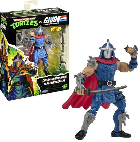 Teenage Mutant Ninja Turtles x G.I. Joe - Cobra Commander x Shredder Action Figure (TMNT)