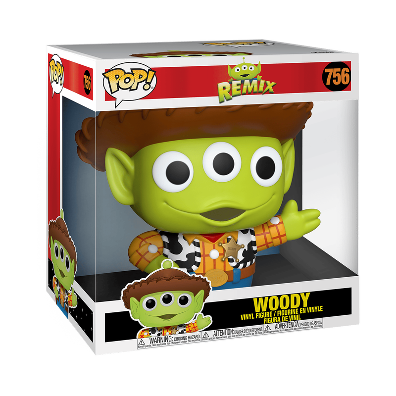 Funko Pop! Jumbo: Alien as Woody 10” #756