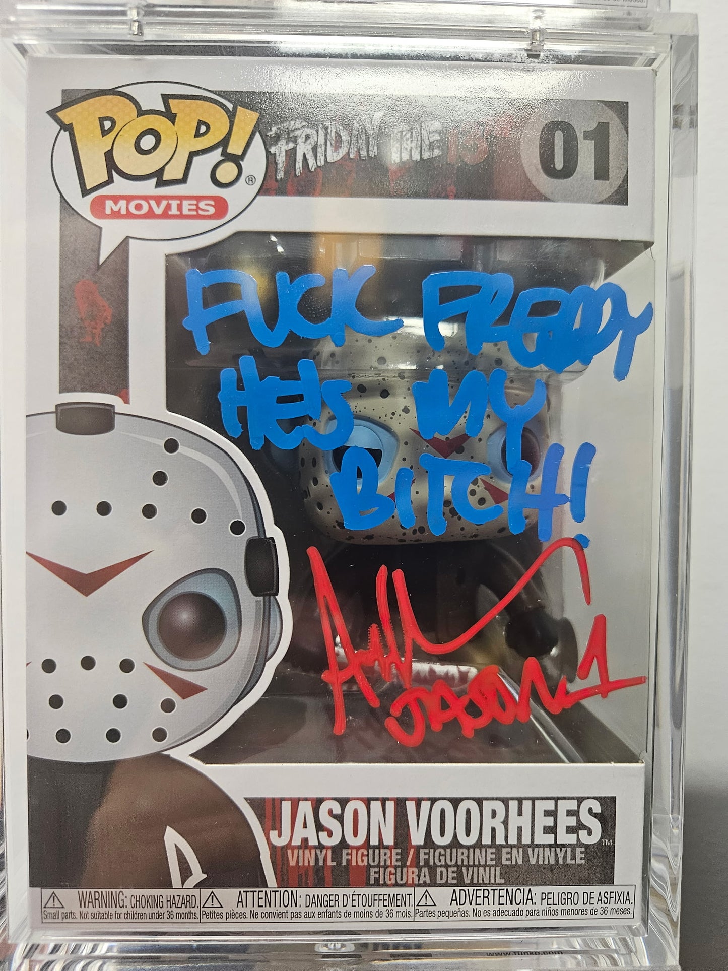 POP! Friday the 13th #01 Jason Voorhees signed by Lehman