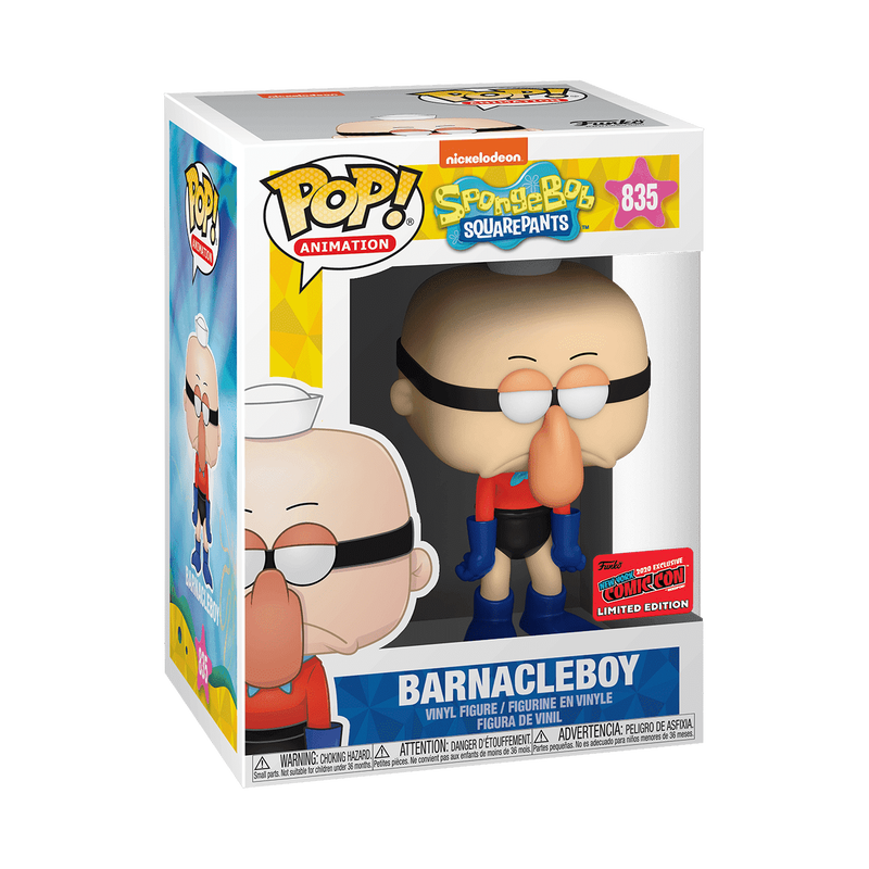 Funko Pop! Animation - SpongeBob Squarepants Barnacleboy #835 - 2020 Convention Exclusive