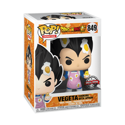 Funko Pop! Games: Animation: Dragonball Super: Vegeta Cooking with Apron #849 - Hot Topic Exclusive