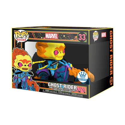 Funko Pop! Ghost Rider #33 - Black Light - Funko Exclusive