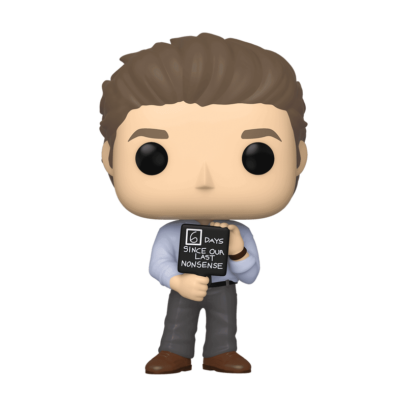 Funko Pop! The Office: Jim Halpert #1046 holding Sign