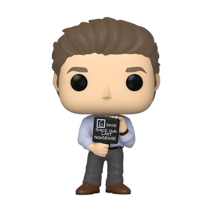 Funko Pop! The Office: Jim Halpert #1046 holding Sign