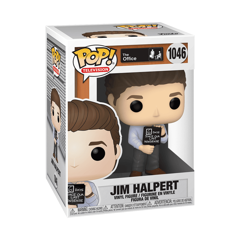 Funko Pop! The Office: Jim Halpert #1046 holding Sign