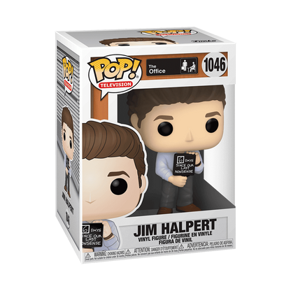 Funko Pop! The Office: Jim Halpert #1046 holding Sign