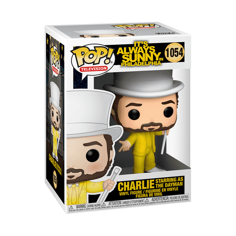 Funko Pop! Television: It's Always Sunny in Philadelphia - Charlie #1054 Starring as the Dayman