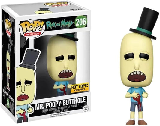 Funko Pop! Rick and Morty #206 Mr. Poopy Butthole Hot Topic Exclusive